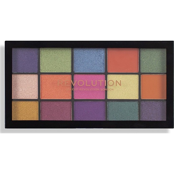 Makeup Revolution Re-Loaded paletka očných tieňov Passion for Colour 15 x 1,1 g