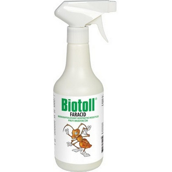 Biotoll Faracid mikrokapsulovaný kontaktné insekticíd proti mravcom rozprašovač 200 ml