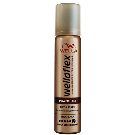 Wella Wellaflex Mega Strong Hold Power Hold mega silné spevnenie s leskom lak na vlasy 75 ml