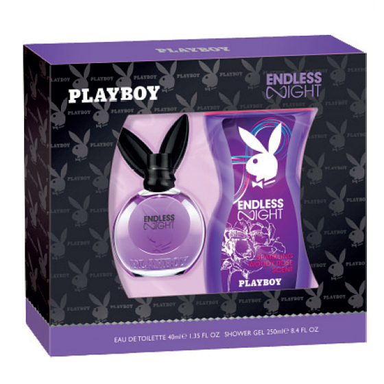 Playboy Endless Night for Her toaletná voda 40 ml + sprchový gél 250 ml, darčeková sada