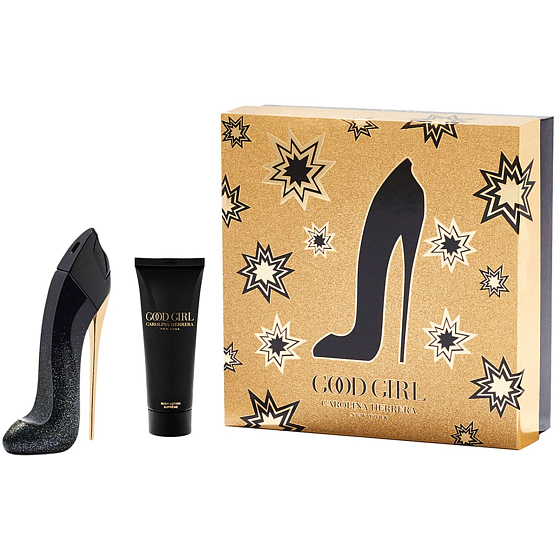 Carolina Herrera Good Girl Supreme toaletná voda pre ženy 80 ml + telové mlieko 100 ml, darčeková sada