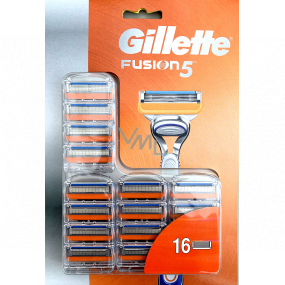 Gillette Fusion5 náhradné hlavice 16 kusov, pre mužov