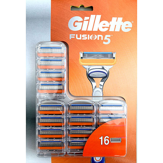 Gillette Fusion5 náhradné hlavice 16 kusov, pre mužov