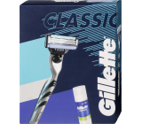Gillette Mach3 holiaci strojček + Mach3 Sensitive pena na holenie 100 ml, kozmetická sada pre mužov