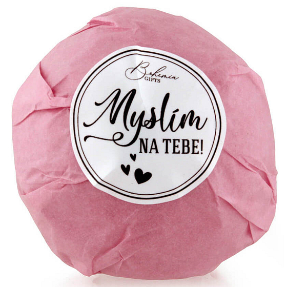 Bohemia Gifts Myslím na teba šumivá pena do kúpeľa 100 g