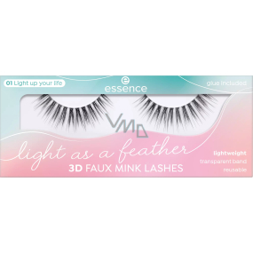 Essence Light as a Feather 3D Faux Mink umelé riasy 01 Rozžiari tvoj život 1 pár