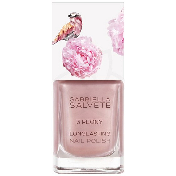 Gabriella Salvete Flower Shop Dlhotrvajúci lak na nechty s vysokým leskom 3 Peony 11 ml