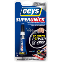 Ceys Superceys Unik gel univerzálne vteřinové lepidlo 3 g