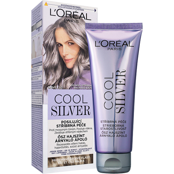 L'Oréal Cool Silver farba na vlasy Oslnivá strieborná