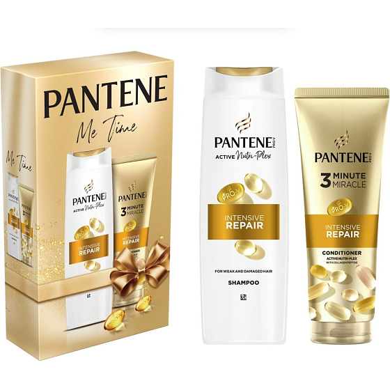 Pantene darčekový set šampón 400 ml + 3 Minute Miracle kondicionér 220 ml