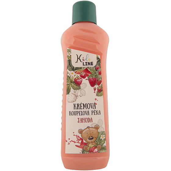 Bohemia Gifts Kids Jahoda krémová pena do kúpeľa 1 l