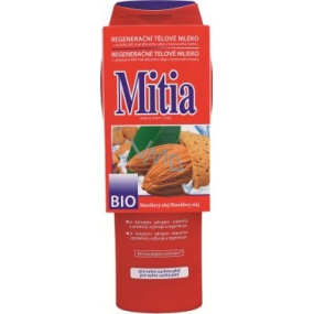 Mitia Bio Mandľový olej regeneračné telové mlieko 400 ml