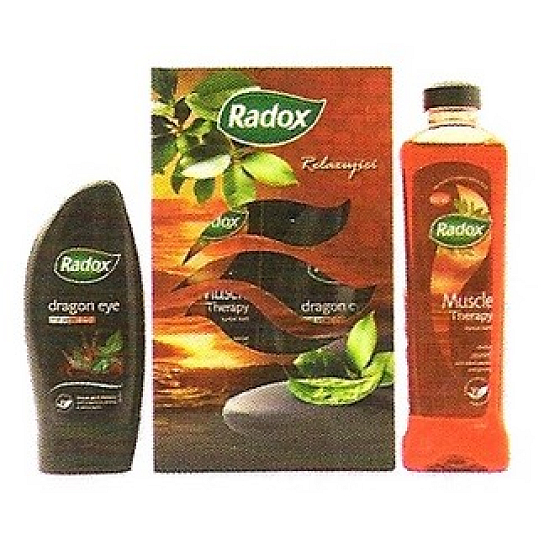 Radox Relaxujúci sprchový gél 250 ml + pena do kúpeľa 500 ml, kozmetická sada