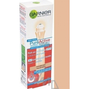 Garnier Skin Naturals Pure Active 2v1 roll-on proti akné pre normálnu pleť 15 ml
