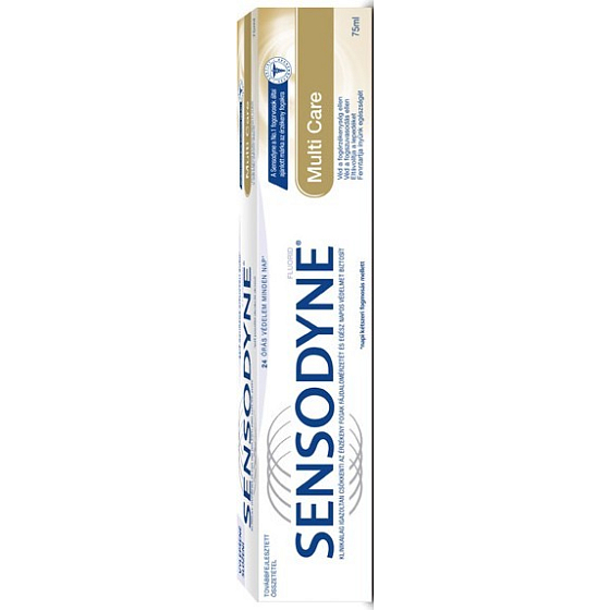 Sensodyne Multi Care zubná pasta posilňuje zuby a ďasná a odstraňuje precitlivenosť zubných krčkov 75 ml
