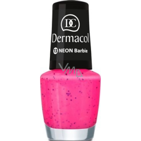 Dermacol Neon Polish Neónový lak na nechty 13 Neon Barbie 5 ml