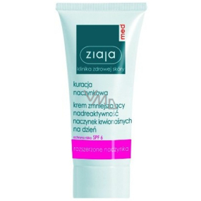 Ziaja Med Capillary Care SPF 6 ľahký denný hydratačný krém pre citlivú pleť so sklonom k začervenaniu 50 ml