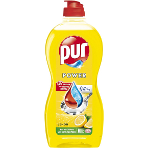 Pur Duo Power Lemon prostriedok na ručné umývanie riadu, 450 ml