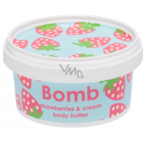 Bomb Cosmetics Krémové jahodové telové maslo 210 ml