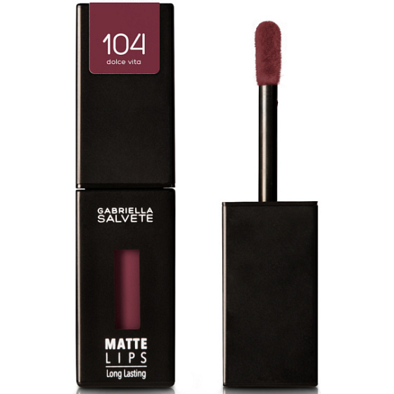 Gabriella Salvete Matte Lips Long Lasting matný tekutý rúž 104 Dolce Vita 4,5 ml