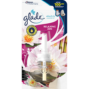 Glade Electric Scented Oil Relaxing Zen - Japonská záhrada tekutá náplň do elektrického osviežovača vzduchu 20 ml