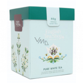 English Tea Shop Bio Biely čaj sypaný 80 g + drevená odmerka so sponou