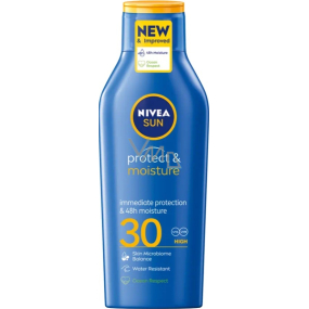 Nivea Sun Protect & Moisture OF 30 hydratačné mlieko na opaľovanie 400 ml