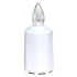 Sviečka LED svietiaci biela, doba svietenia 88 dní, 11 cm