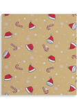 Zoewie Darčekový baliaci papier 70 x 150 cm Vianoce Jednoducho najlepší prírodný vianočný uzáver