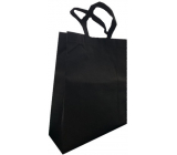 Látková nákupná taška čierna 33 x 40 x 12 cm