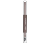 Essence Wow What a Brow Vodoodolná ceruzka na obočie s kefkou 02 Brown 0,2 g