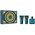 Versace Eros pour Homme toaletná voda 50 ml + balzam po holení 50 ml + sprchový gél 50 ml, darčeková sada pre mužov