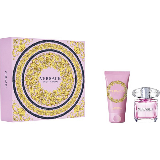 Versace Bright Crystal toaletná voda 30 ml + telové mlieko 50 ml, darčeková súprava pre ženy