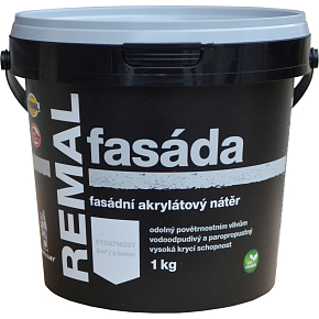 REMAL Fasáda akrylátová fasádna farba biela 1 kg