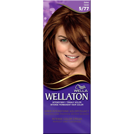 Wella Wellaton Intense Color Cream krémová farba na vlasy 5/77 kakaová