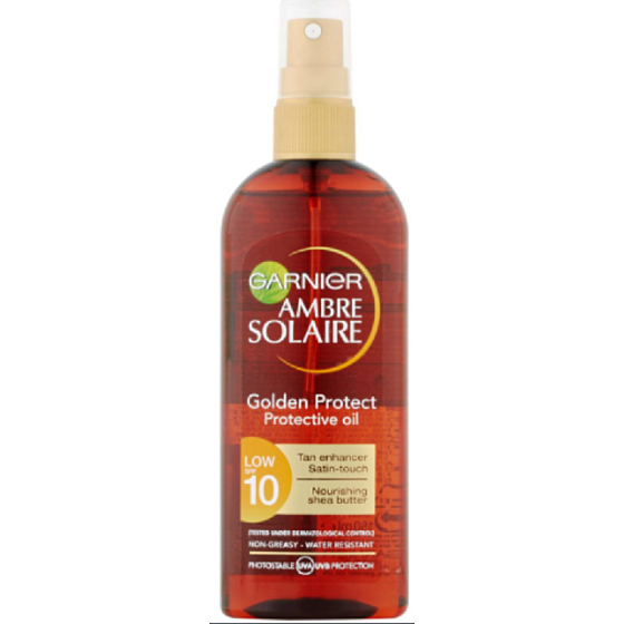 Garnier Ambre Solaire SPF 10 olej na opaľovanie Low 150 ml