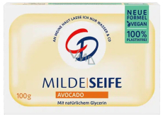 CD Avocado a glycerín toaletné mydlo 125 g