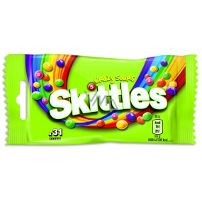 Skittles Crazy Sours kyslé žuvacie cukríky 38 g