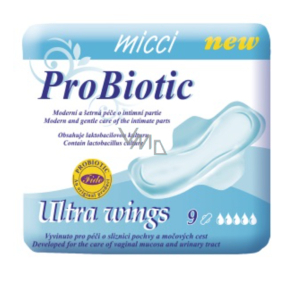 Micca Pre Biotic Ultra Wings intímne vložky 9 kusov