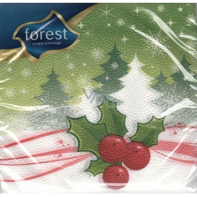Forest Papierové obrúsky 1 vrstvové 33 x 33 cm 20 kusov Vianočný Cezmína