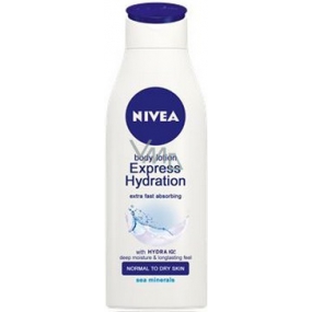 Nivea Express Hydration ľahké telové mlieko normálna až suchá pokožka 250 ml