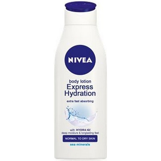 Nivea Express Hydration ľahké telové mlieko normálna až suchá pokožka 250 ml