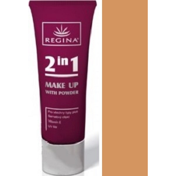 Regina With Powder 2v1 make-up s púdrom odtieň 4 40 g