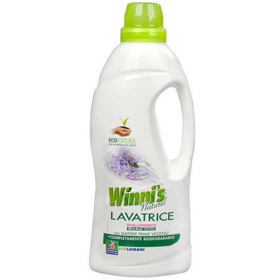 Winnis Eko Lavatrice Lavanda prací gél na všetky typy vlákien jemných a farebných odevov 25 dávok 1,5 l
