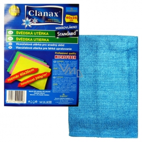 Clanax Standard švédska utierka mikrovlákno 40 x 35 cm 240 g