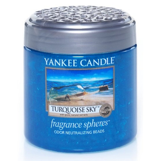 Yankee Candle Turquoise Sky - Tyrkysové neba Spheres voňavé perly neutralizujú pachy a osvieži malé priestory 170 g