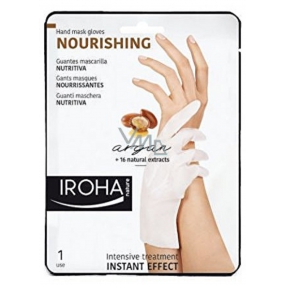 Iroha Nourishing Vyživujúce maska na ruky a nechty s arganovým olejom 2 x 9 ml