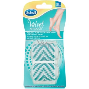 Scholl Velvet Smooth peelingová rotačná náhradné hlavice 2 kusy