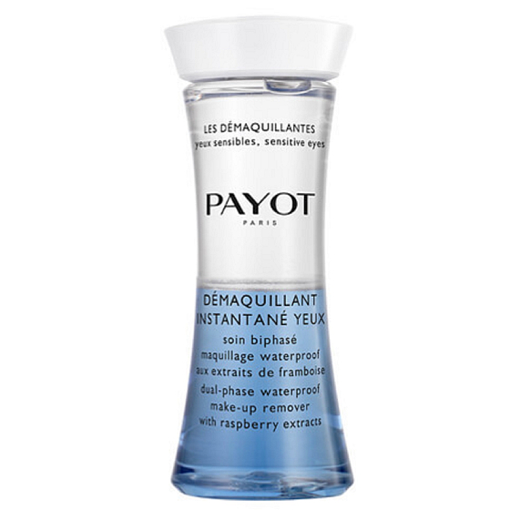 Payot Les Démaquillantes Instantané Yeux dvojfázová starostlivosť na odstránenie vodeodolného líčenia s výťažkami z malín 125 ml