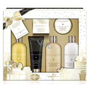 Baylis & Harding Mandarínka a Grapefruit tekuté telové mydlo 300 ml + sprchový krém 300 ml + mlieko do kúpeľa 300 ml + mydlo 150 g + telové mlieko 130 ml + kryštáliky do kúpeľa 100 g, kozmetická sada starostlivosť o telo